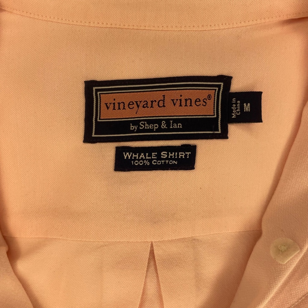 Vineyard Vines Pink Whale Shirt - Size: M - Picture 3 of 6